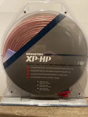 Monster XP-HP High Performance Speaker Cables 20 Ft Pair NEW • $39