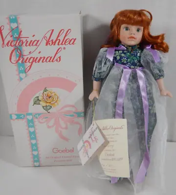 Goebel Victoria Ashlea September Birthday Porcelain 9  Doll W Stand & Box • $12