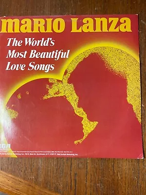 Mario Lanza - The World's Most Beautiful Love Songs Vinyl Lp Rca Dvl-1-0429 Vg • $8.95