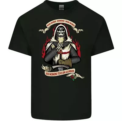 Knights Templar T-Shirt Teutonic Crusaders St. George's Day Cross Skull Biker • £10.99