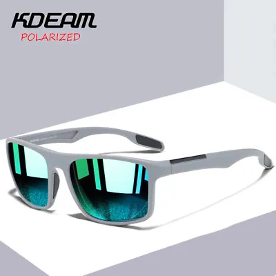 $21.99 • Buy KDEAM Square Polarised Sunglasses Mens Outdoor Sports Sunglasses Photochromic
