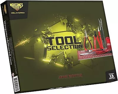 Army Painter Hobby Tool Kit 14pcs Drill Cutting Sculpting Tools Mat Miniatures • $84.99