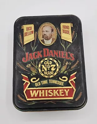 Vintage Jack Daniels Old Time Tennessee No 7 Whiskey Tin Box Hudson Scott & Sons • $10