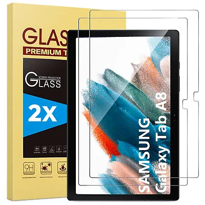 £6.94 • Buy 2-Pack Tempered Glass 9H Clear Screen Protector For Samsung Galaxy Tab A8 10.5 