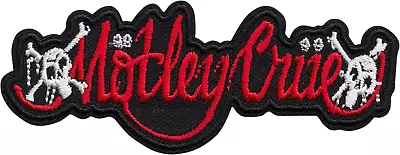 Patch - Motley Crue Red Skull Logo Rock Metal Music 1980s Band 4  Iron On #89211 • $9.99