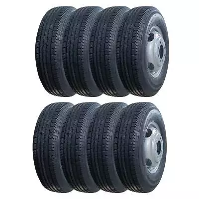 Goodride 16  10 Ply Radial Trailer Tire & Wheel ST 235/80 R16 8 Lug Dual Set (8) • $1800