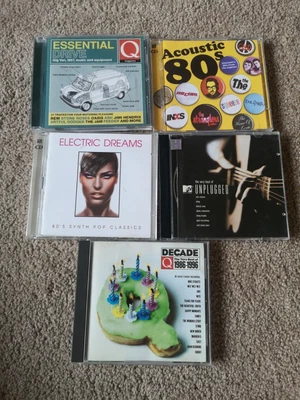 £10 • Buy CD Compilation Album Job Lot 80s & 90 Fab Set MTV, Electric Dreams, Acoustic 80s