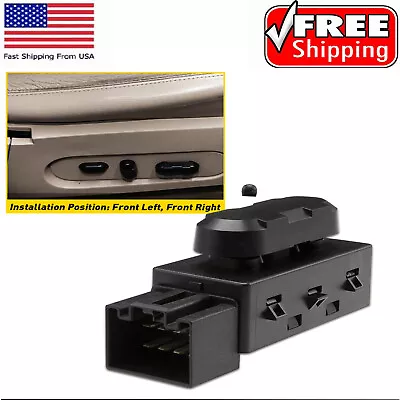 Driver Left 6 Way Power Seat Switch 9L3Z14A701A For Ford F150 250 Mustang Escape • $19.99