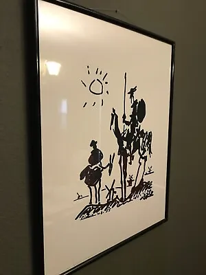 $100 • Buy Pablo Picasso  Don Quixote  Print Art Paper Framed Reproduction 23 X 29   Poster