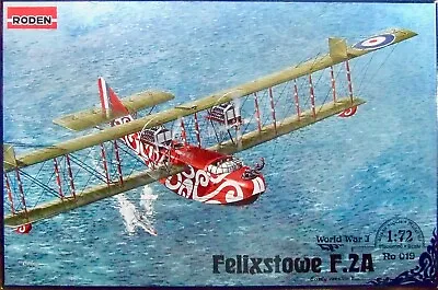£32.99 • Buy RODEN 1/72 FELIXSTOWE F.2A (Early) 019  WWI British Seaplane
