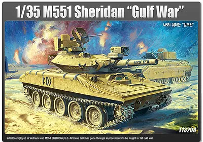 1/35 M551 Sheridan Gulf War #13208 ACADEMY HOBBY KITS • $137