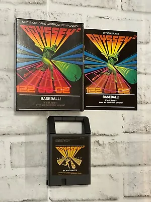 Magnavox Odyssey 2 Baseball Complete CIB PRISTINE Condition Tested Working Game • $24.64