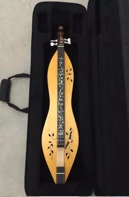 Cripple Creek Mountain Lap Dulcimer With Custom Abalone Inlays & Case. • $675