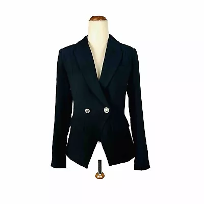 Decjuba Corporate Blazer Gold Buttons Jacket Size 8 (AUS) Long Sleeve Workwear • $40