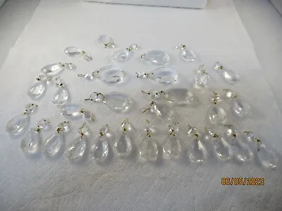 $19.95 • Buy Lot Of Vintage Crystal Glass Chandelier Prisms