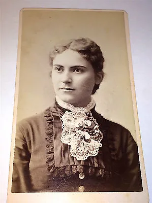 Antique Beautiful Southern Fashion Young Woman! Richmond Virginia CDV Photo!  • $39.99