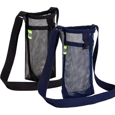 $13.20 • Buy Water Bottle Holder Water Bottle Carrier With Adjustable Shoulder Strap Bag