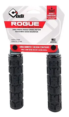 ODI Grips Rogue Lock-On Bonus V2.1 Black 135mm MTB Bike Commuter • $26.83