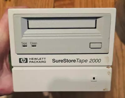 Rare Vintage HP SureStore Tape 2000 SCSI External Tape Drive C1520G C1520-60013 • $79.98