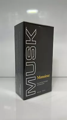 Musk Monsieur 4.0 Oz 120ml Eau De Toilette Spray For Men • $31.95