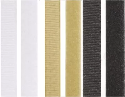 VELCRO® Sew On - Hook & Loop Tape - 1mt X 38mm - 3 Colours To Choose From • $12.95