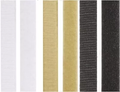 VELCRO® Sew On - Hook & Loop Tape - 50cm X 38mm Wide - Choose Your Colour • $8.95