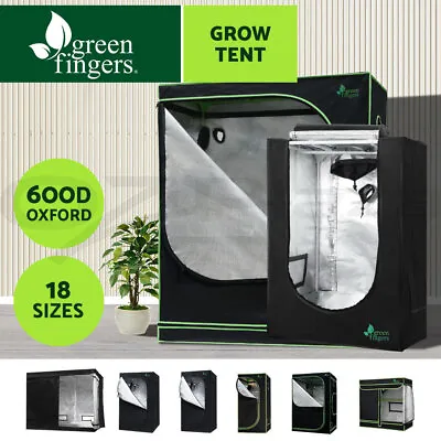 $69.96 • Buy Greenfingers Grow Tent Kits Hydroponic 600D Oxford Indoor Room Mylar 15 Sizes