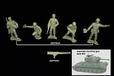 WWII GI's MARX Gallant Men Battleground Playset #51 Tank Pliable Resin 1:32 • $4.95