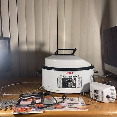 Vintage White Nesco 6 Quart Roast Air Oven Convection Roaster Bake Broil Clean • $54