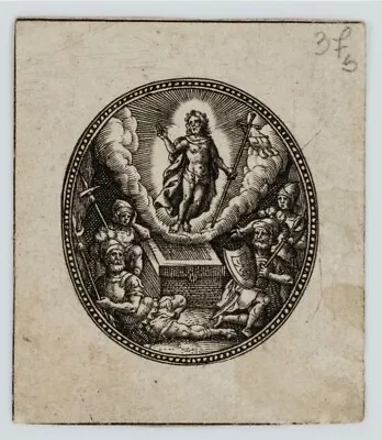 Christ The Risen One 1700 Art 18th Century Christian • £80