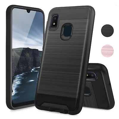 For Samsung Galaxy A10e Phone Case Shockproof Slim Brushed Armor Rubber Cover • $7.95