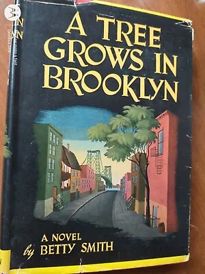 A Tree Grows In Brooklyn By Betty Smith 1943 Unabridged Edition HBDJ • $1000