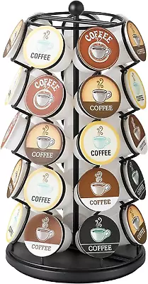 Modern K Cup Holder Coffee Pod Carousel Spins 360 Degrees Lazy Susan Platform  • $28.19