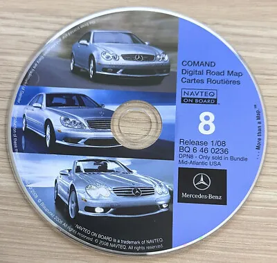 Mercedes Benz Navigation Map Gps Disc Cd 4 Part # Bq 646 0236 • $47.99