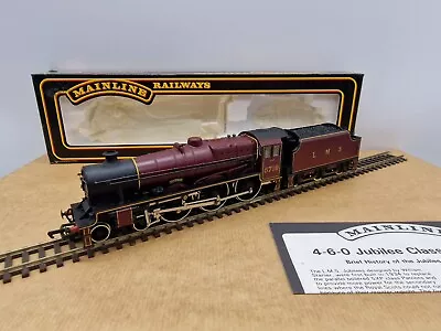 MAINLINE OO 4-6-0 Jubilee GLORIOUS LMS Crimson BOXED BACHMANN CHASSIS • £89.99