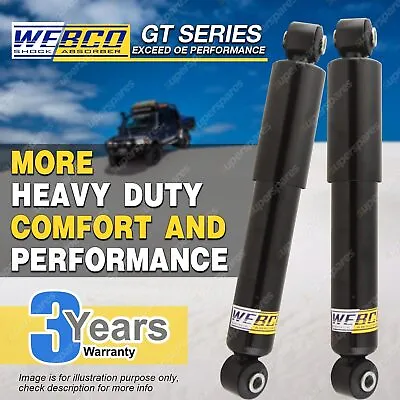 2 Rear HD Webco Pro Shock Absorbers For Nissan Pathfinder R50 V6 RX ST TI Wagon • $128.29