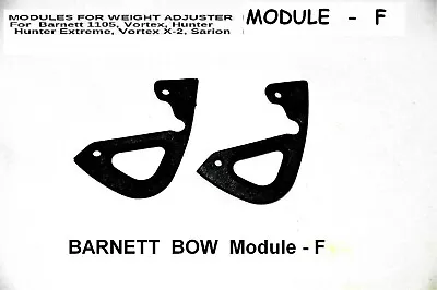 Barnett Compound Bow WEIGHT  ADJUSTER Modules Type - F • $32.99