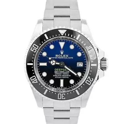 2023 Rolex Sea-Dweller Deepsea James Cameron Blue Stainless Watch 44mm 136660 • $15993.51