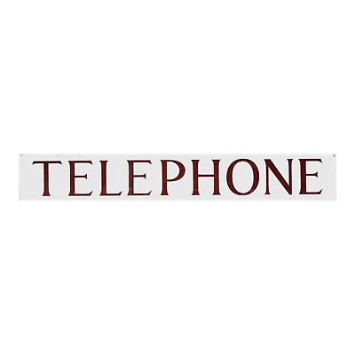 K6 Red Telephone Box Telephone Transom Sign • £20.64