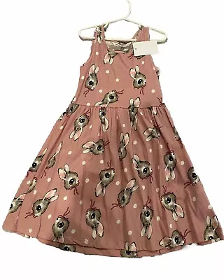 H&M Girls 8/10 Bunny Spring Dress NWT • $5