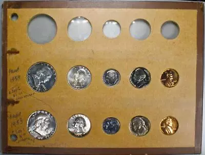 1953 & 1954 US Proof Sets In Meghrig Album Page • $21.50