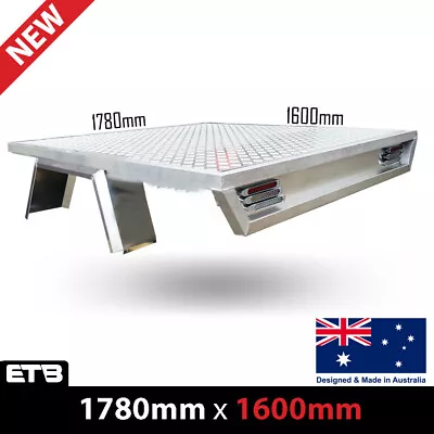 Aluminium Dual Cab Ute Tray Tapered Deluxe Premium Tray 1780W X 1600L(Deck Only) • $2200