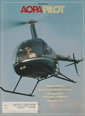 AOPA Pilot (Dec 1985) Robinson R22 Cessna 210R Mooney 252 Aircraft Parts • $15