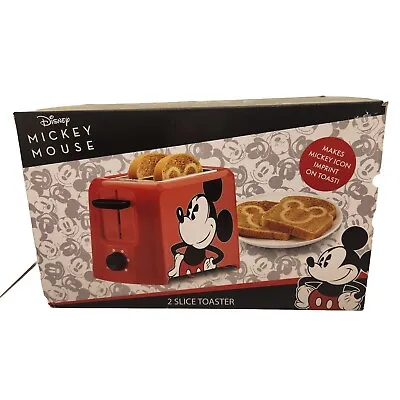 Toaster Disney Mickey Mouse 2-Slice Leaves Mickey Mouse Imprint On Toast • $34.99