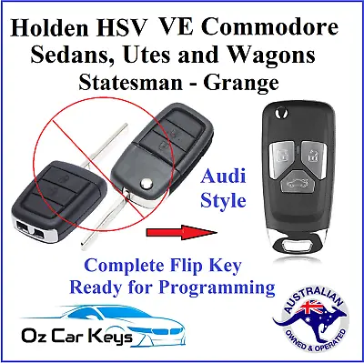 Hsv Holden Ve Commodore Omega Ss Sv6 Calais Berlina Wm Statesman Remote Flip Key • $55