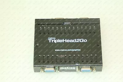 1pc Used Matrox TripleHead2Go Dual Screen Treasure Digital Edition • $231.94