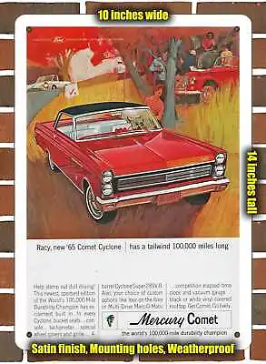 Metal Sign - 1965 Mercury Comet Cyclone- 10x14 Inches • $24.61