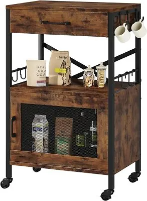 Kitchen Island Cart Kitchen Storage Cart With Drawer Microwaves Stand • $65.09