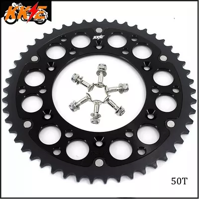 KKE 50T Rear Hybrid Sprocket For Honda CRF250R CRF450R CRF450X 250X CR125R Black • $59.99