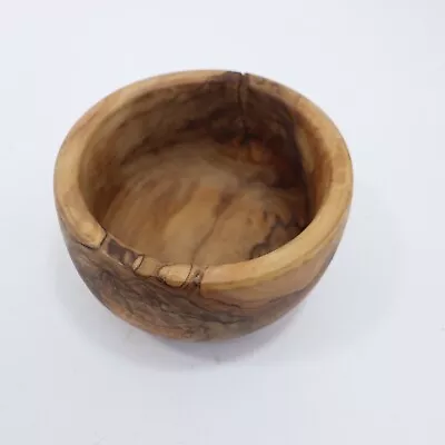 Naturally Med Olive Wood Serving Bowl Dia 16cm • £30